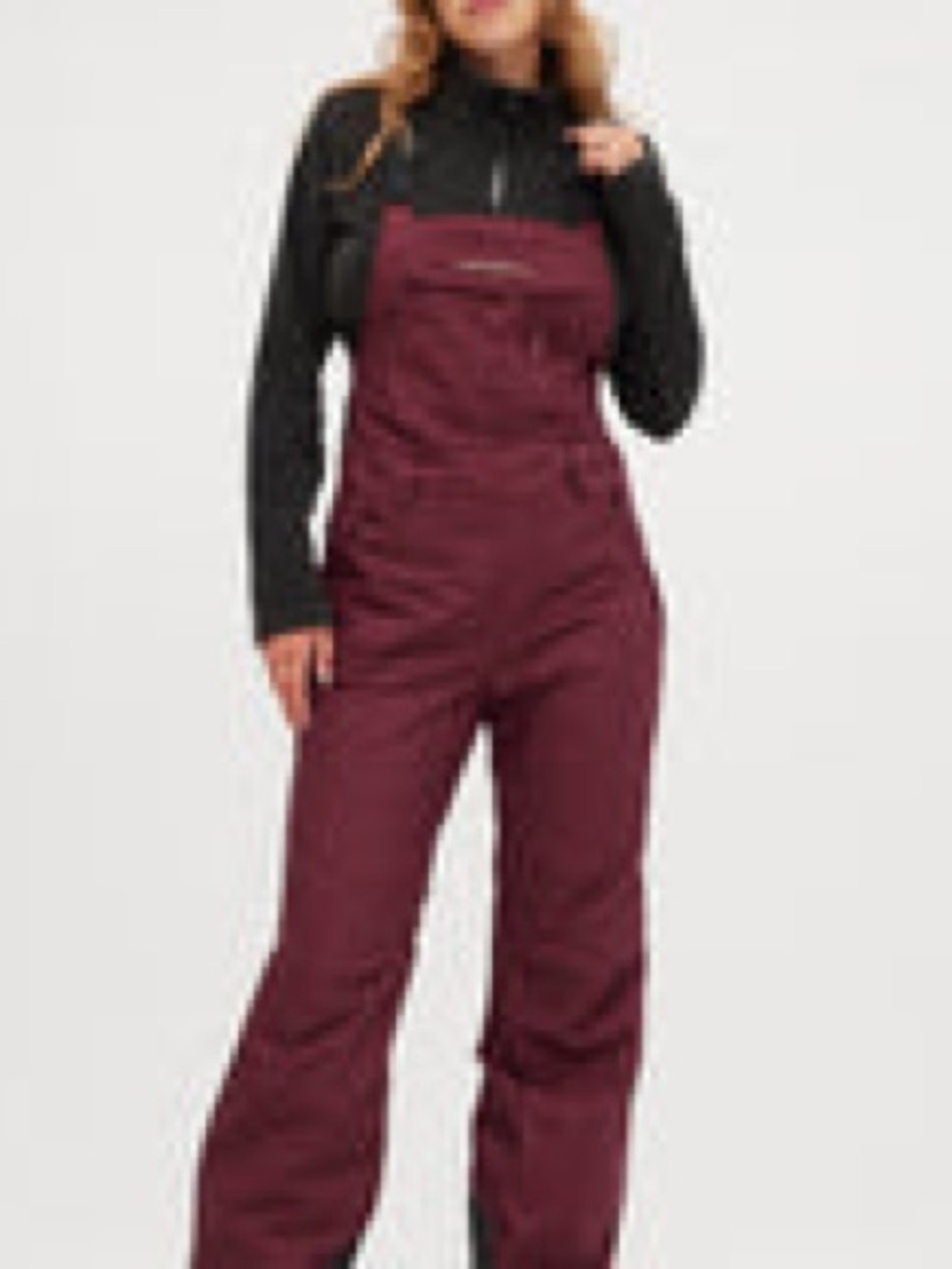 O'Neill Women's Burgundy Ski Bibs WOMENS LARGE